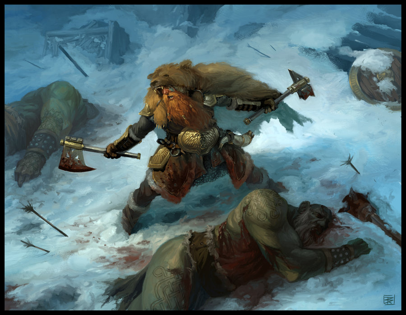 Illustration for article titled What is best in life? Epic Barbarian Art!